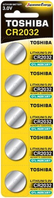 Комплект батареек Toshiba TH CR2032/5BL (100BOX)