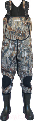 Вейдерсы для охоты и рыбалки FortMen Неопрен ЭВА 34 Камо / 34(СЕ)1500НПР (р-р 42, 52-54)