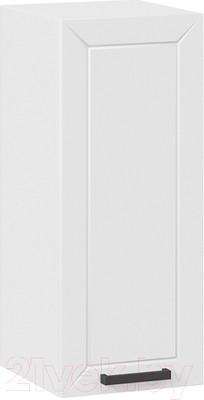 Шкаф навесной для кухни ТриЯ Лорас 1В3 (белый/холст белый)