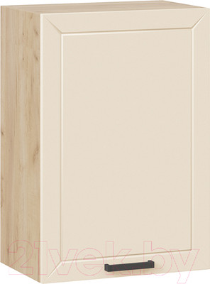 Шкаф навесной для кухни ТриЯ Лорас 1В5 (дуб крафт золотой/холст брюле)