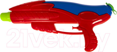 Бластер игрушечный Bondibon Водный пистолет. Наше лето / ВВ2856-А (красный/синий)