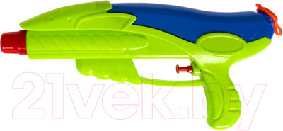 Бластер игрушечный Bondibon Водный пистолет. Наше лето / ВВ2856-Б (зеленый/синий)