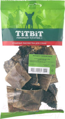 Лакомство для собак TiTBiT Dent Желудок говяжий мини / 9260
