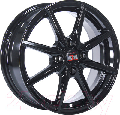 Литой диск Alcasta M63 15x6" 4x98мм DIA 58.6мм ET 35мм Black