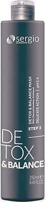 Маска для волос Sergio Professional Detox Очищающая и Восстанавливающая (250мл)