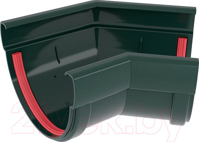 Угол желоба Grand Line Дизайн 135 ПВХ 135 градусов RAL 6005 (зеленый)