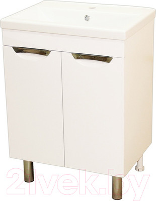 Тумба под умывальник СанитаМебель Камелия-64 Д3 (белый)