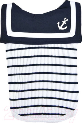 Футболка для животных Pinkaholic Cordelia / NAUA-TS7601-OW-L (в полоску, белый)