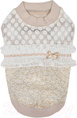 Футболка для животных Pinkaholic Myra / NAWA-TS7704-BE-M (бежевый)