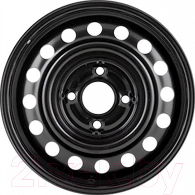 Штампованный диск Trebl 53A49D 14x5.5" 4x100мм DIA 57.1мм ET 49мм Black