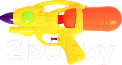 Бластер игрушечный Bondibon Водный пистолет. Наше лето / ВВ4442-А (желтый/оранжевый)