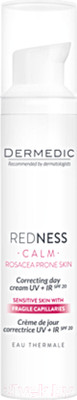 Крем для лица Dermedic Redness Корректирующий дневной UV+IR SPF20 (40мл)
