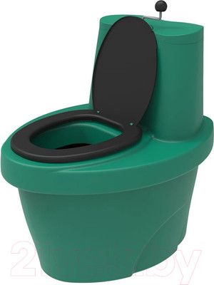 Портативный биотуалет Rostok Торфяной / 206.1000.401.0 (зеленый)