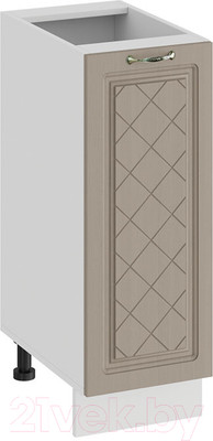 Шкаф-стол кухонный ТриЯ Бьянка 1Н3 (белый/дуб кофе)