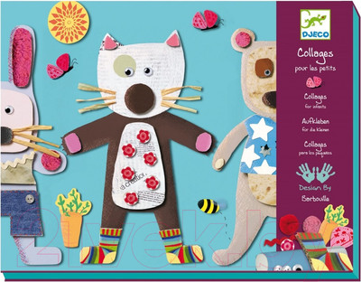 Набор для творчества Djeco Аппликация для малышей / 08664