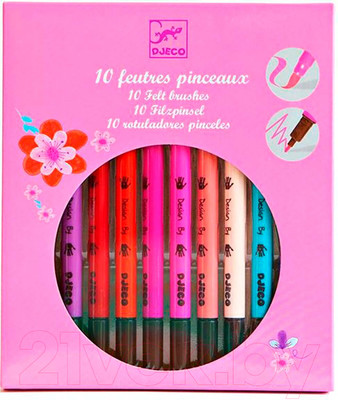 Фломастеры Djeco Двухсторонние / 08802