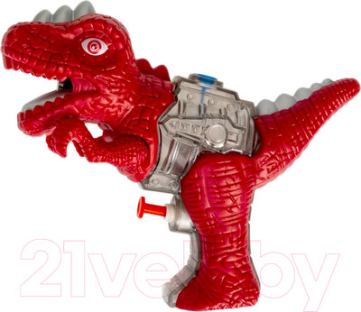 Бластер игрушечный Bondibon Наше Лето Динозавр / ВВ5414-А (красный)
