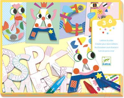 Набор для творчества Djeco Буквы / 08998
