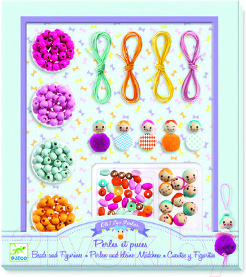 Набор для создания украшений Djeco Сделай сам Бусины и фигурки / 09819