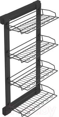 Полка выдвижная Starax S-6741-A (левая, антрацит)