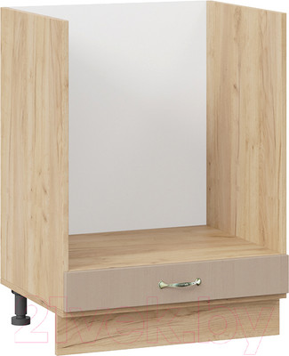 Шкаф под духовку ТриЯ Бьянка 1Н6Б (дуб крафт золотой/дуб кофе)