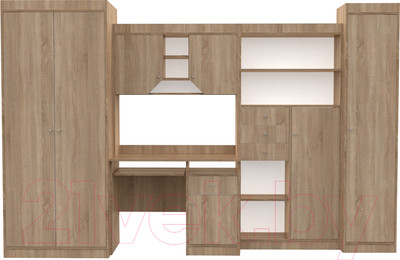 Комплект мебели для кабинета Интермебель Юниор (дуб сонома)