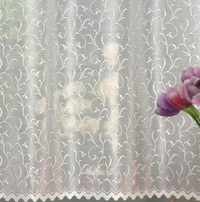 Гардина Лента К215  (160x305, белый)