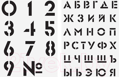 Трафарет ArtSpace НТЦА_45565 (2шт)