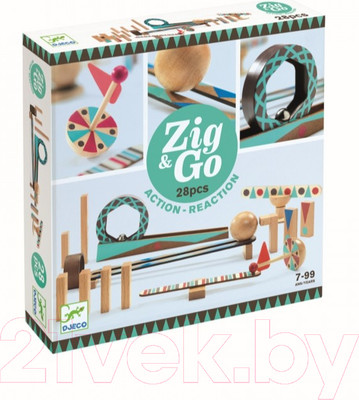 Конструктор Djeco ЗигнГоу / 05640 (28эл)