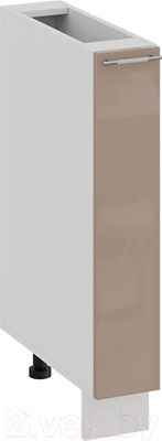 Шкаф карго ТриЯ Весна 1Н15К (белый/кофе с молоком)