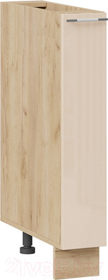 Шкаф карго ТриЯ Весна 1Н15К (дуб крафт золотой/ваниль глянец)