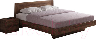 Каркас кровати Drewood Пиастр 160x200 / ПИ.003.400.000.00 (шоколад)