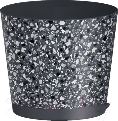 Вазон Idi Land Stone Flower 221607035/01 (серый)