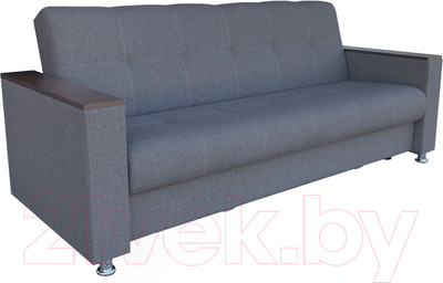 Диван Анмикс Палермо-3 (рогожка темно-серый)