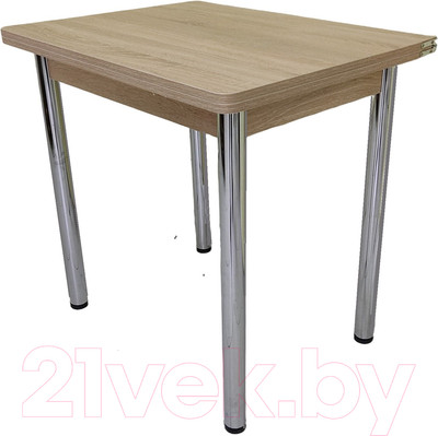 Обеденный стол СВД Юнио 80x60-120 / 012.Д2.Х (дуб сонома)