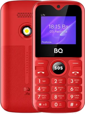 Мобильный телефон BQ Life BQ-1853 (красный/черный)