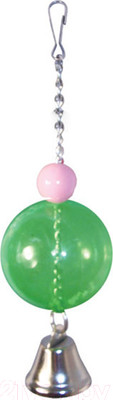 Игрушка для птиц Triol Шарик с колокольчиком / 52181010