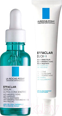 Набор косметики для лица La Roche-Posay Effaclar Крем Duo+ корректирующий 40мл+Сыворотка Ultra 30мл