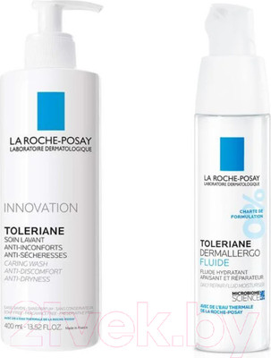 Набор косметики для лица La Roche-Posay Toleriane Флюид для лица 40мл+Гель для умывания 400мл
