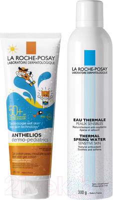 Набор косметики для лица La Roche-Posay Молочко солнцезащитное SPF 50+ 250мл+Термальная вода 300мл