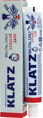Зубная паста Klatz Brutal Only Крепкий джин (75мл)