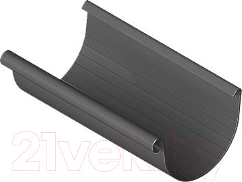 Желоб Альта-профиль ПВХ (4м, графит)