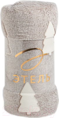 Плед Этель Елочки 7880903 (корал-флис)