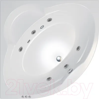 Ванна акриловая Triton Троя 150x150 Экстра Релакс (с гидромассажем)