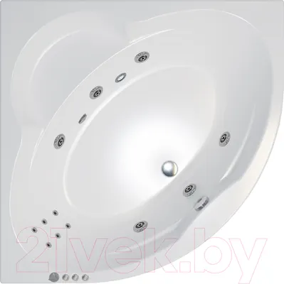 Ванна акриловая Triton Троя 150x150 Экстра Комфорт (с гидромассажем)