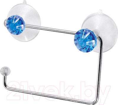 Держатель для туалетной бумаги Рыжий кот Бриллиант W2022E / 311455 (синий)