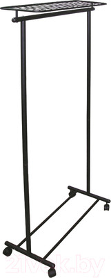 Стойка для одежды Мебелик М 9 на колесах (черный)