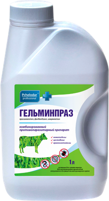 Суспензия от глистов Pchelodar Гельминпраз (1л)