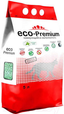 Наполнитель для туалета Eco-Premium Алоэ (5л, 1.9кг)