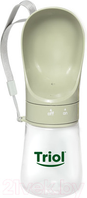 Поилка дорожная для животных Triol Travel Компакт / 30221028 (оливковый)
